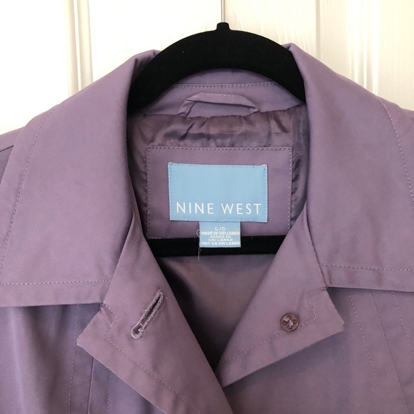 Nine West Raincoat peacoat style beautiful color - Picture 5 of 7